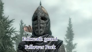 Skyrim Mods Falkreath Guards Follower Pack PCXBOX1PS4 [upl. by Kizzie]