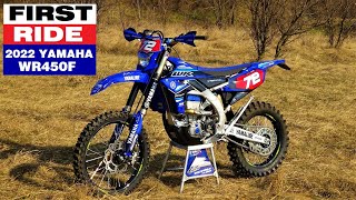 2022 YAMAHA WR450F  FIRST RIDE [upl. by Okihcim402]