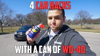 Top 4 Insanely Useful Uses For WD40  Car Hacks [upl. by Etnaik]