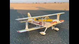 Ultimate 46S Biplane With RCGF Stinger 10cc Gas Engine [upl. by Vance]