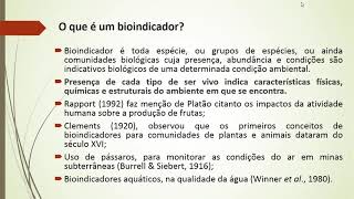 34 AULA  Insetos como Bioindicadores ambientais [upl. by Noslien907]