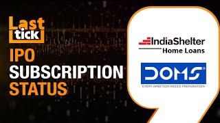 IPO Subscription Status Doms India Shelter Finance  News9 [upl. by Selden603]