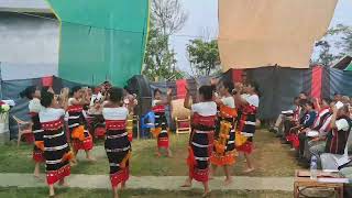 Southern Liangmai chaga ngeedancing by phelong lun at tamenglong hq [upl. by Lamaaj58]