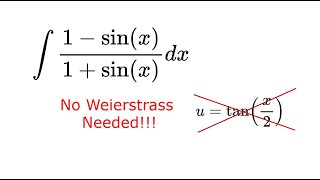 No Weierstrass Needed MIT Integration Bee 2006 [upl. by Ahsinyd]