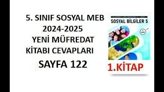 5 Sınıf Sosyal Bilgiler Ders Kitabı Cevapları Sayfa 122 Meb 20242025 [upl. by Carma]