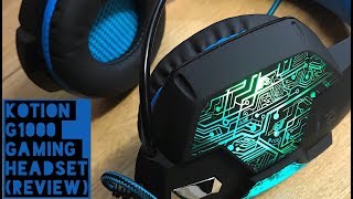 Kotion G1000 Gaming Headset 35mm Test amp Review [upl. by Joseito]