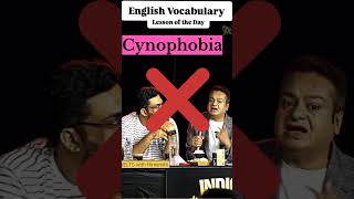 What is Cynophobia Learn vocabulary  English mistake in Samay Raina show [upl. by Onyx]