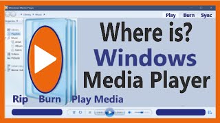 Where is Windows Media Player with Rip Burn feature Find out Windows 1011 [upl. by Mcdougall]