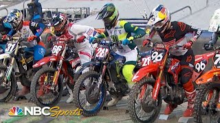 Supercross Round 12 in Seattle  EXTENDED HIGHLIGHTS  32622  Motorsports on NBC [upl. by Atnahsal]