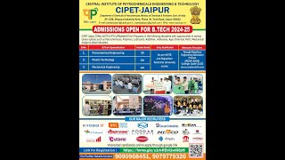 CIPET IPT JAIPUR [upl. by Nwahsd]