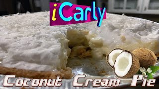 Cloudy Cooks  quotGalinis Coconut Cream piequot from iCarly [upl. by Repmek]