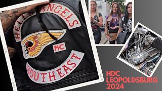 Hells Angels at HDC Leopoldsburg 2024 🔥🚨 [upl. by Roze]