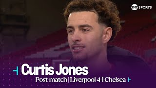 quotHES LIKE A FATHERquot ❤️  Curtis Jones hails Jurgen Klopp  Liverpool 41 Chelsea  Premier League [upl. by Anneres]