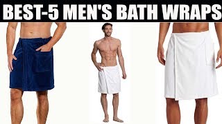 BEST 5 MENS BATH WRAPS  YOU CAN BUY ON AMAZON [upl. by Nagirrek866]