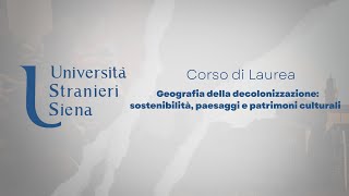 Presentazione Cdl Geografia della decolonizzazione [upl. by Ahsiram857]