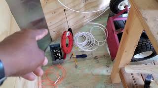 7X12 Enclosed Trailer Outlet Install [upl. by Dexter]