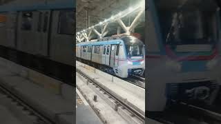 Metro train in hyd [upl. by Tolmann]