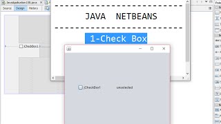 JAVACheck Box kullanımı How to use Check Box on JavaNetbeans [upl. by Neenahs]