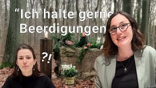 Beerdigung ohne Priester Luisa kann Kondolenzgespräch Predigt und Beisetzung allein  Carina Adams [upl. by Pinette]