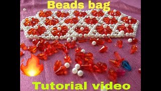 Part1 How to make beads bag made by Arpita creation [upl. by Yelad]