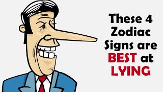 These 4 Zodiac Signs are Best at Lying  Zodiac Talks [upl. by Boles]