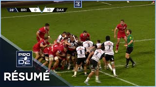 PRO D2 Saison 20242025 J08  Résumé CA Brive  US Dax [upl. by Monagan379]