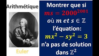 Équation dans ZxZ arithmétique olympiades de maths Maths académie [upl. by Nnyluqcaj403]