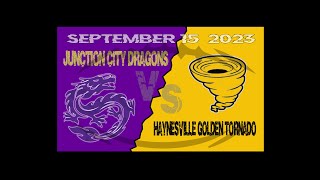 Junction City Dragons vs Haynesville Tornado 091523 [upl. by Skrap449]