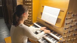 Eugène GIGOUT  Toccata AnneIsabelle de Parcevaux organ [upl. by Genet]