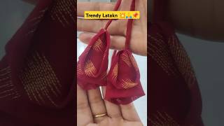 Trendy Latkan  blouse latkan youtubeshorts stitching sewing viralshorts shorts latkandesign [upl. by Ertnod127]