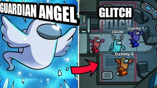 NEW GUARDIAN ANGEL ROLE GLITCH In Among Us Among Us New Update [upl. by Agee173]