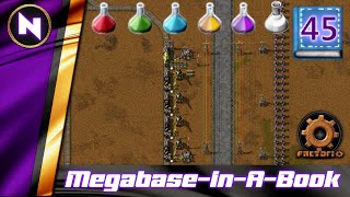 Prototyping ARTILLERY OUTPOST  45  Factorio MegabaseInABook Lets Play [upl. by Eelir]