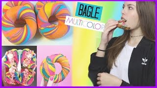 RECETTE BAGELS MULTICOLORES [upl. by Ellehsal]