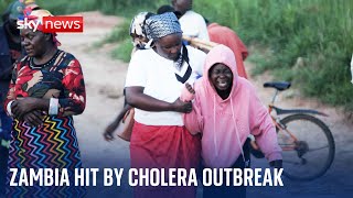 Scramble to contain cholera crisis in Zambia [upl. by Slerahc]