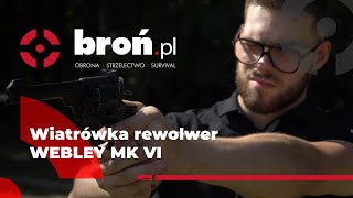 Rewolwer wiatrówka WEBLEY MKVI [upl. by Crean]