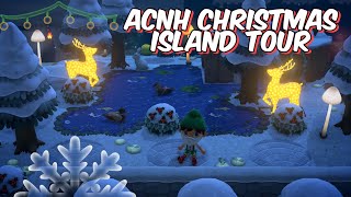 ACNH LIVE CHRISTMAS ISLAND TOUR WITH FUNNY EXTRAS  ANIMAL CROSSING NEW HORIZONS [upl. by Elleunamme370]