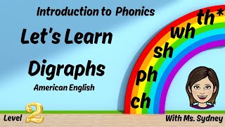 Practice Digraphs  ch ph sh wh th  Phonics [upl. by Milda25]