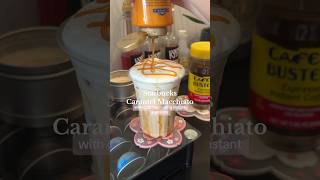 easy caramel macchiato with cold foam [upl. by Remle]