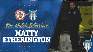 Interview  Matty Etherington Pre Accrington [upl. by Evod711]