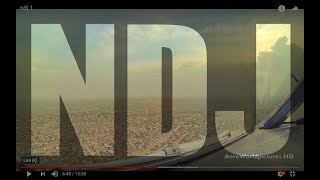 Cockpit  Landing ✈ NDJAMENA  NDJ  FTTJ  Tchad ✈ A330  RWY23 HD [upl. by Addia217]