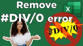 How to solve DIV0 error in Excel [upl. by Ainedrag]