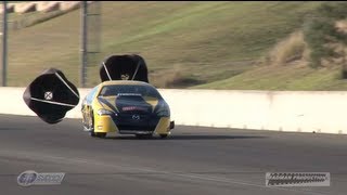 PAC PERFORMANCE  MAZDA 6 20B TURBO  Rocky Rehayem  2013 APSA Round 3  Sydney Dragway [upl. by Llerrad641]