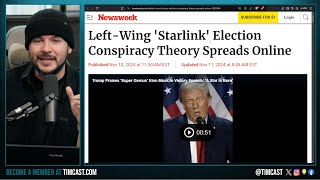 Democrats Scream TRUMP CHEATED Claim Elon Used STARLINK To STEAL 2024 Election Dems Go FULL J6 [upl. by Yenar]