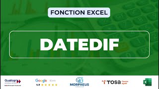 Comment utiliser la fonction DATEDIF sur Excel [upl. by Darin644]