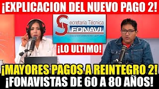 FONAVI DEVOLUCION LO ULTIMO EXPLICACIÓN DE PAGOS PARA MÁS LISTAS DE BENEFICIARIOS EN REINTEGRO N°2 [upl. by Cale]