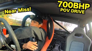 700BHP SKYLINE POV STREET DRIVE DONUTS CRAZY LOUD SCREAMER PIPE [upl. by Acissaj]