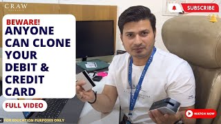 How Easy is to Clone Your Debit and Credit Cards  How Swipe Card Reader Works  Mohit Yadav [upl. by Eladnwahs]