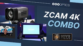 PTZOptics ZCam 4K with Elgato Teleprompter amp Hive Studio [upl. by Ellierim]