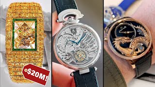 20 Million Worlds Most Expensive Watch amp More Crazy Pieces [upl. by Lledal549]