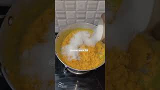 simple and delicious gajar halwa 😋  Carrot halwa with milk  Easy sweet recipes at home  shorts [upl. by Saretta]